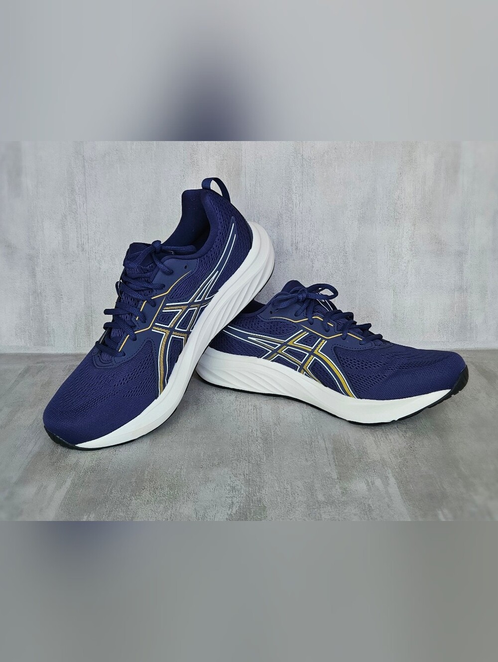 ASICS GEL-Contend 9 Navy Blue Men's 11.5 Extra Wide - Picture 7 of 15